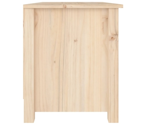 vidaXL apavu plaukts/soliņš, 70x38x45,5 cm, priedes masīvkoks