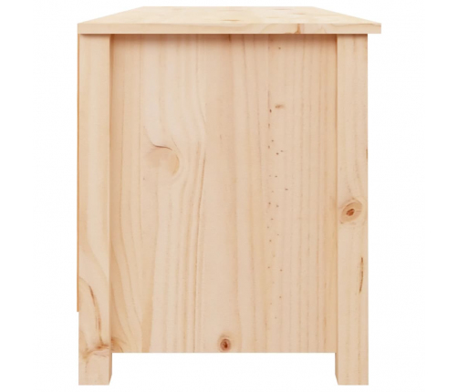 vidaXL apavu plaukts, 110x38x45,5 cm, priedes masīvkoks