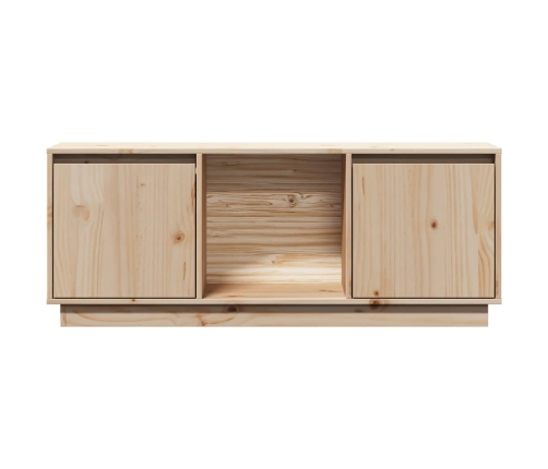 vidaXL TV skapītis, 110,5x35x44 cm, priedes masīvkoks