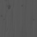 vidaXL augstais skapītis, pelēks, 74x35x117 cm, priedes masīvkoks