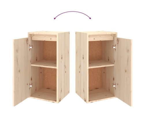 vidaXL TV skapīši, 2 gab., priedes masīvkoks