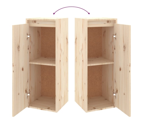 vidaXL TV skapīši, 2 gab., priedes masīvkoks