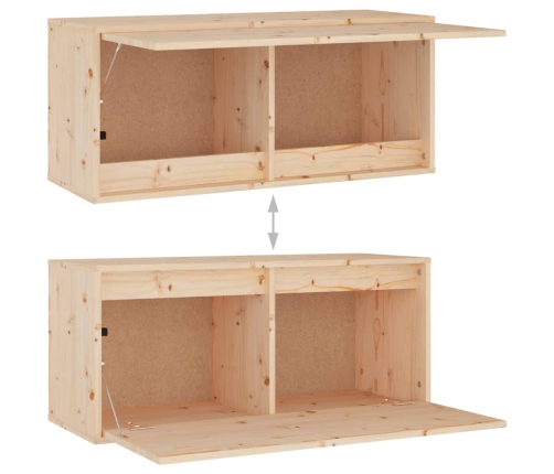 vidaXL TV skapīši, 5 gab., priedes masīvkoks