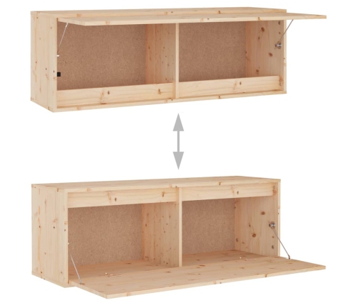 vidaXL TV skapīši, 5 gab., priedes masīvkoks