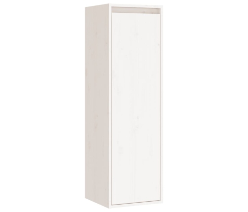 vidaXL TV skapīši, 4 gab., balti, priedes masīvkoks