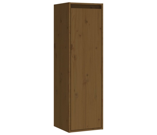 vidaXL naktsskapīši, 4 gab., medus brūni, priedes masīvkoks