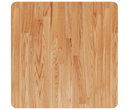 vidaXL kvadrātveida galda virsma, brūna, 60x60x1,5cm , ozola masīvkoks