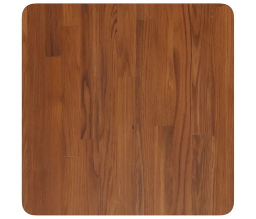 vidaXL kvadrātveida galda virsma, brūna, 50x50x4 cm, ozola masīvkoks