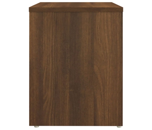 vidaXL naktsskapīši, 2 gab., brūni, 40x30x40 cm, inženierijas koks