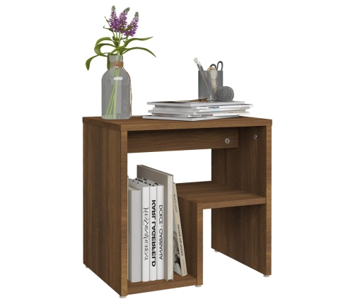 vidaXL naktsskapīši, 2 gab., brūni, 40x30x40 cm, inženierijas koks