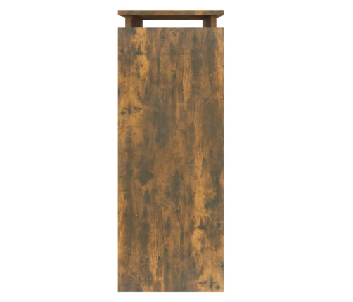 vidaXL konsoles galdiņš, ozolkoka krāsa, 80x30x80cm, inženierijas koks