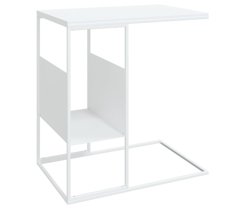 vidaXL galdiņš, balts, 55x36x59,5 cm, inženierijas koks