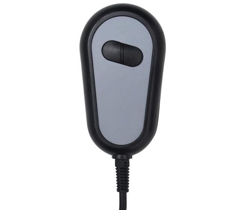 vidaXL elektriskais masāžas krēsls, tumši pelēks audums