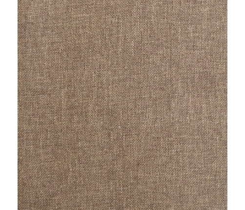 vidaXL elektrisks masāžas krēsls, pelēkbrūns audums