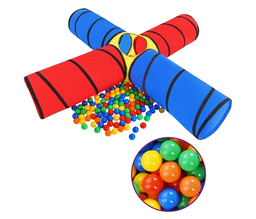 vidaXL rotaļu bumbiņas, 250 gab., krāsainas