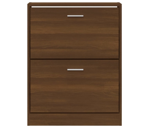 vidaXL apavu plaukts, ozolkoka krāsa, 59x17x81 cm, inženierijas koks