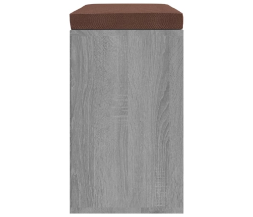 vidaXL apavu plaukts, pelēks, 103x30x48 cm, inženierijas koks