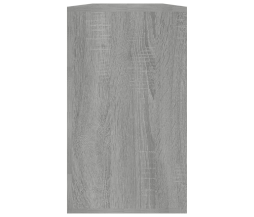 vidaXL apavu plaukts, pelēks, 80x24x45 cm, inženierijas koks