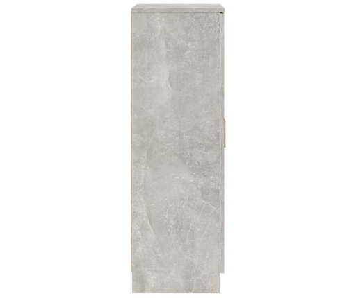 vidaXL apavu plaukts, betona pelēks, 55x35x108 cm, inženierijas koks