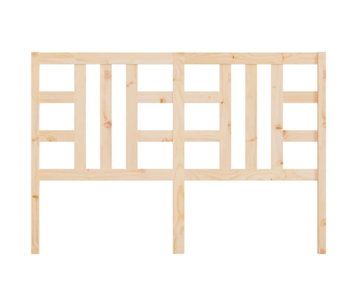 vidaXL gultas galvgalis, 141x4x100 cm, priedes masīvkoks