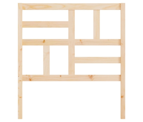 vidaXL gultas galvgalis, 81x4x104 cm, priedes masīvkoks