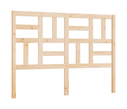 vidaXL gultas galvgalis, 146x4x104 cm, priedes masīvkoks