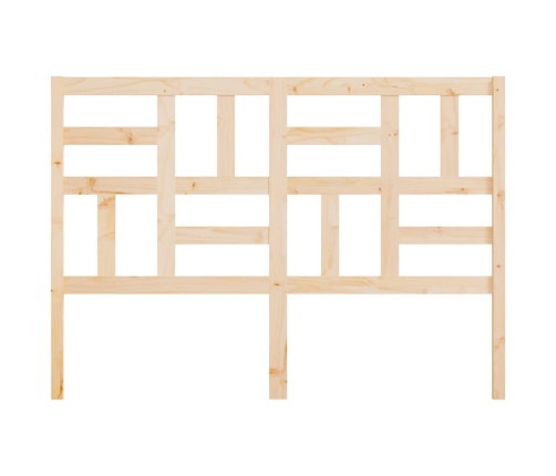 vidaXL gultas galvgalis, 146x4x104 cm, priedes masīvkoks