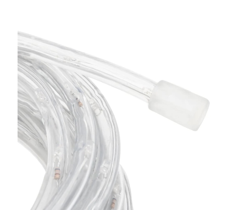 vidaXL lampiņu virtene ar 1200 LED, silti balta, 50 m, PVC