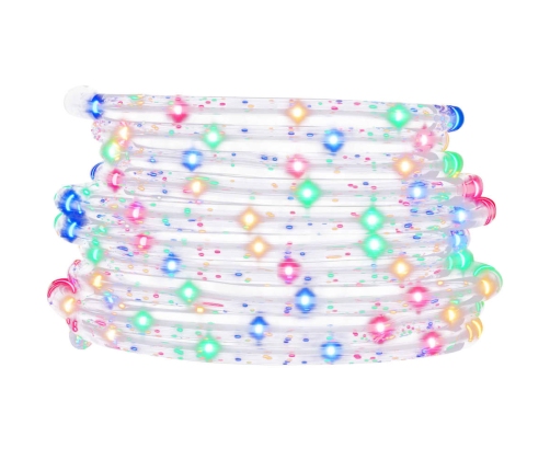 vidaXL lampiņu virtene ar 1200 LED, daudzkrāsaina, 50 m, PVC