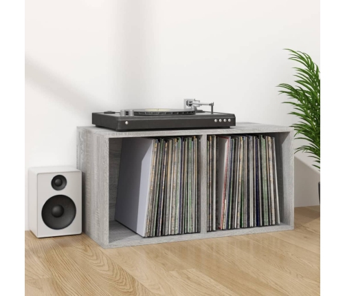 vidaXL vinila plašu uzglabāšanas kaste, 71x34x36 cm, inženierijas koks