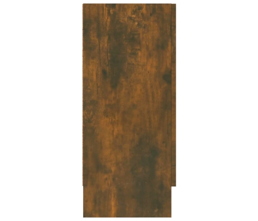 vidaXL vitrīnas skapis, ozolkoka, 120x30,5x70 cm, inženierijas koks