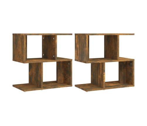 vidaXL naktsgaldiņi, 2 gab., ozola, 50x30x51,5 cm, inženierijas koks