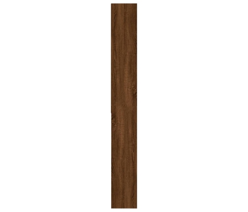 vidaXL veļasmašīnas plaukts, ozolkoka krāsa, 64x24x190 cm