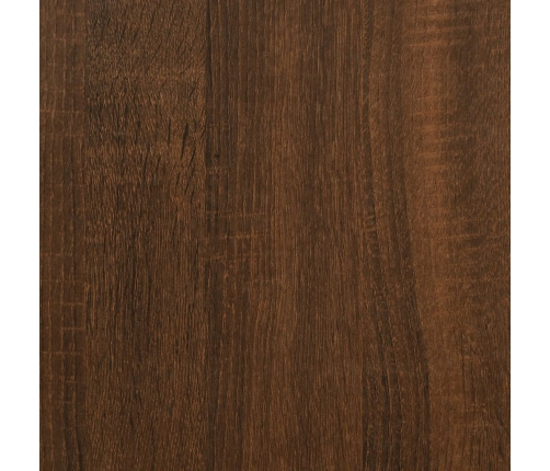 vidaXL veļasmašīnas plaukts, ozolkoka krāsa, 64x24x190 cm