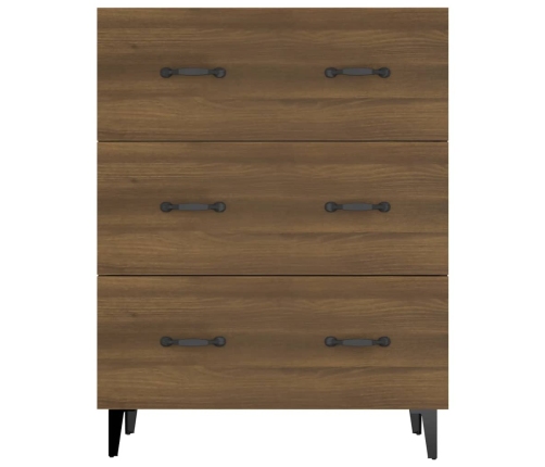 vidaXL kumode, ozolkoka krāsa, 69,5x34x90 cm, inženierijas koks