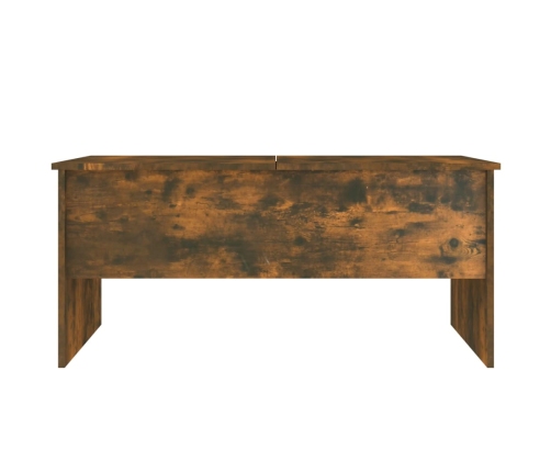 vidaXL kafijas galdiņš, ozolkoka, 102x50,5x46,5 cm, inženierijas koks