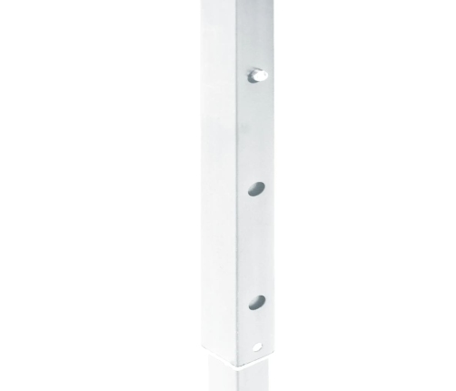 vidaXL svinību nojume, saliekama, balta, 2x2 m