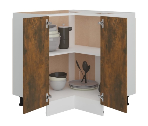 Virtuves Skapītis, Ozola, 75,5X75,5X81,5 Cm, Inženierijas Koks Vidaxl