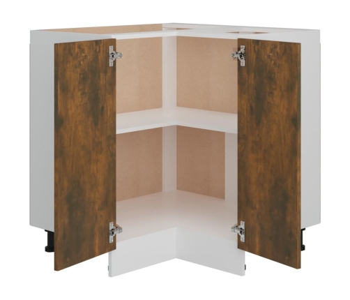 Virtuves Skapītis, Ozola, 75,5X75,5X81,5 Cm, Inženierijas Koks Vidaxl