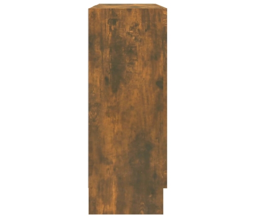 vidaXL vitrīnas skapis, ozola krāsa, 82,5x30,5x80cm, inženierijas koks