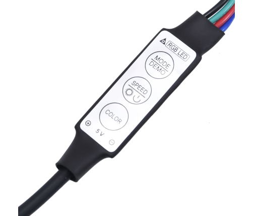 vidaXL TV skapītis ar LED apgaismojumu, ozolkoka krāsa, 160x35x40 cm