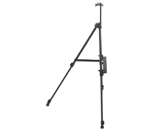 vidaXL, regulējams molberts, melns metāls