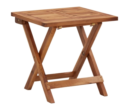 vidaXL 2-daļīgs sauļošanās zviļņu komplekts ar galdiņu, akācijas koks