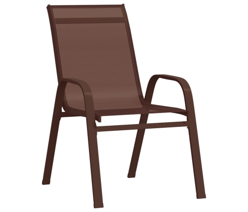 9-Daļīgs Dārza Mēbeļu Komplekts, Brūns, Melns Vidaxl