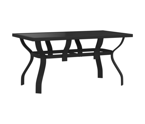 7-Daļīgs Dārza Mēbeļu Komplekts, Melns Vidaxl