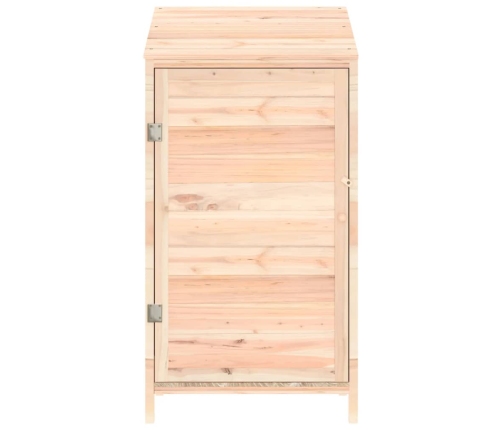 vidaXL dārza šķūnis, 55x52x112 cm, egles masīvkoks
