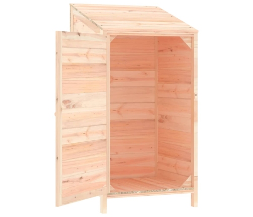 vidaXL dārza šķūnis, 55x52x112 cm, egles masīvkoks