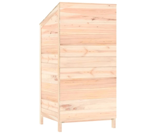 vidaXL dārza šķūnis, 55x52x112 cm, egles masīvkoks