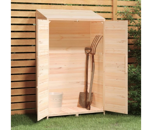 vidaXL dārza šķūnis, 102x52x174,5 cm, egles masīvkoks