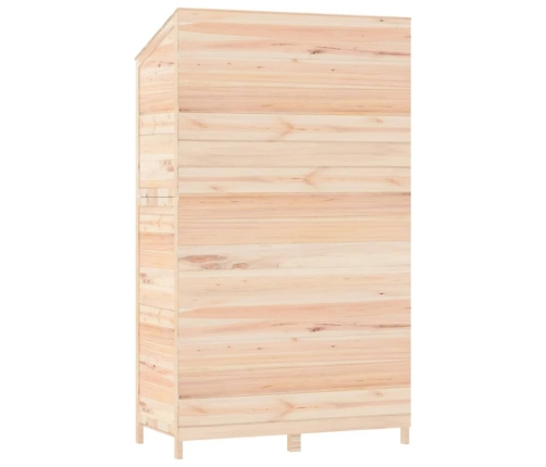 vidaXL dārza šķūnis, 102x52x174,5 cm, egles masīvkoks